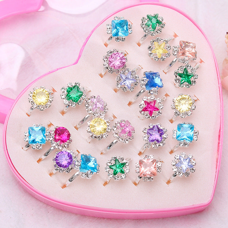 Children's Ring Girls Princess Jewelry Cartoon Small Ring