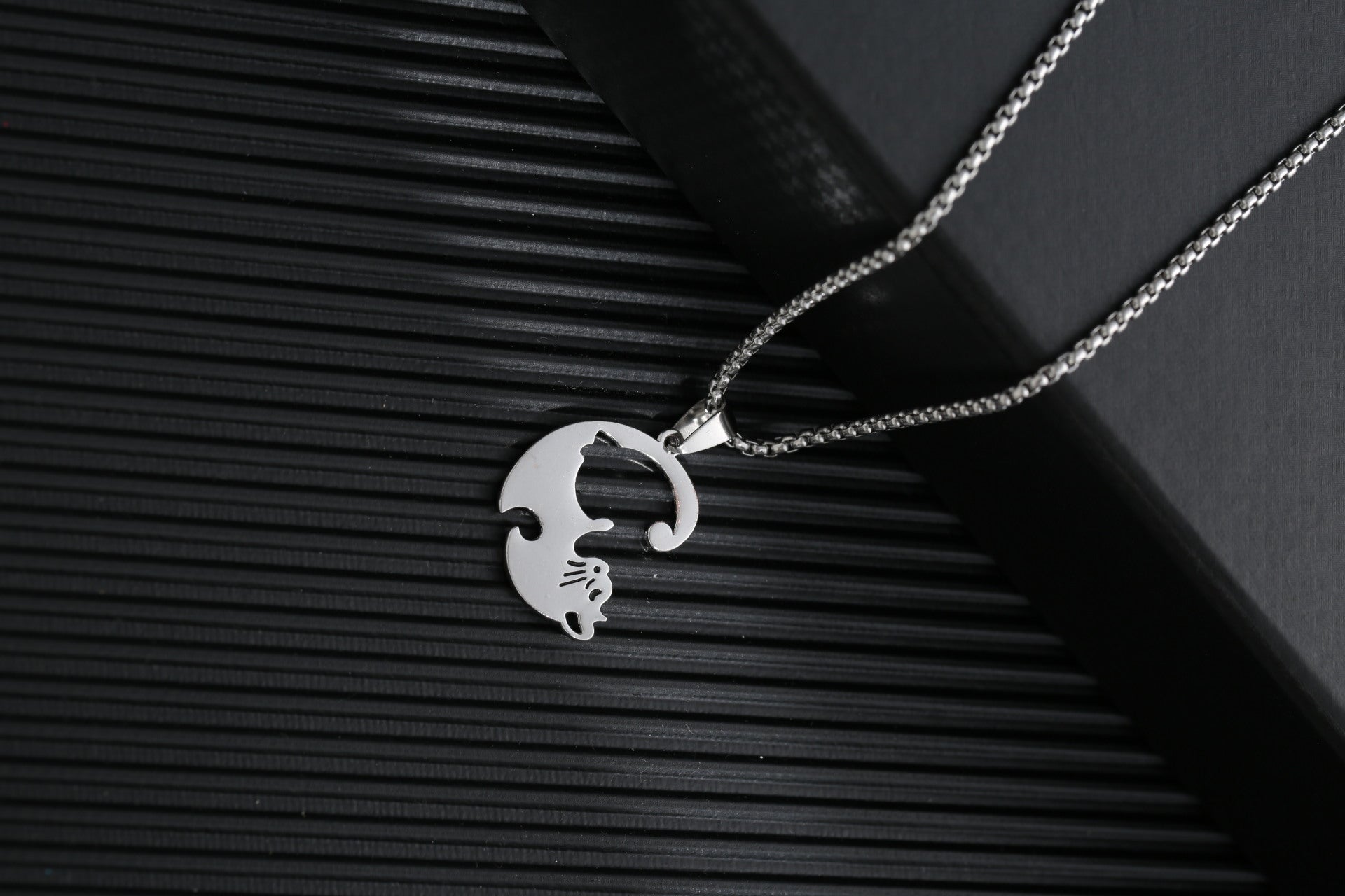 Titanium steel sweater chain men's necklace