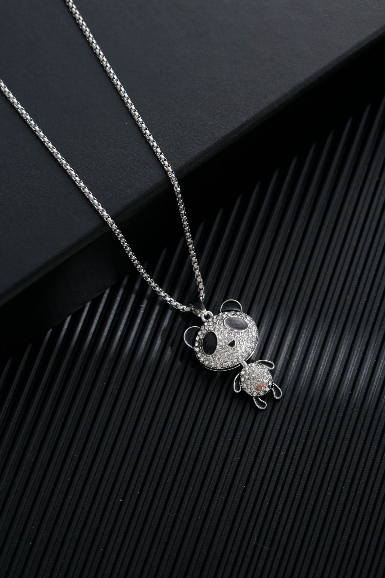 Titanium steel sweater chain men's necklace