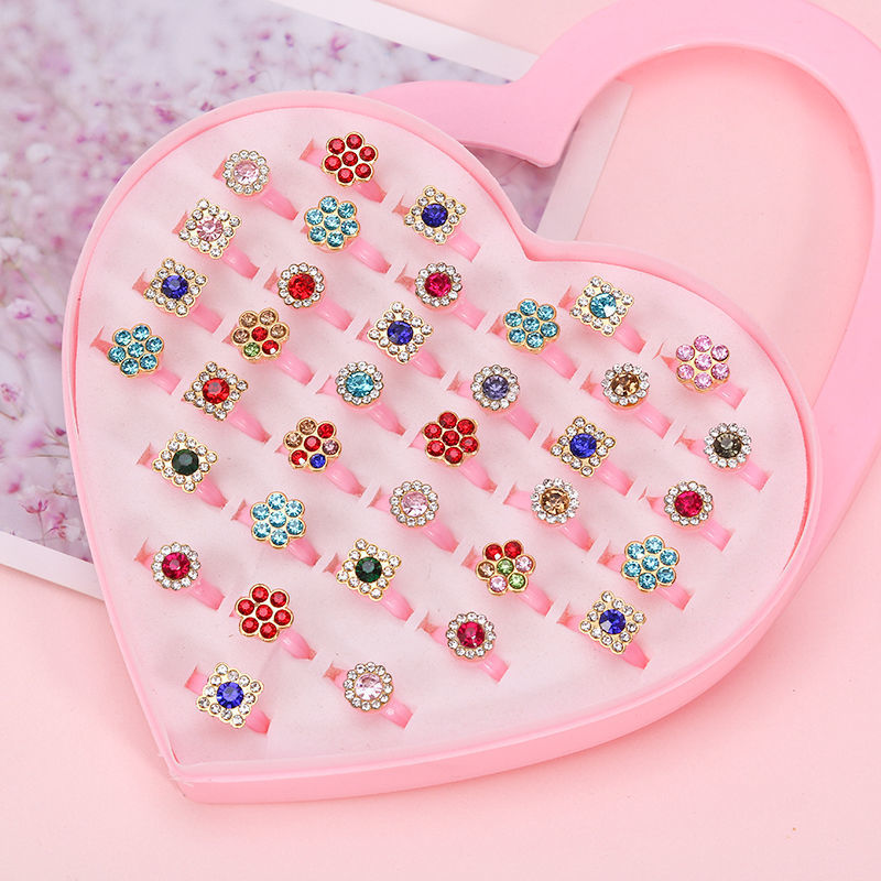 Children's Ring Girls Princess Jewelry Cartoon Small Ring